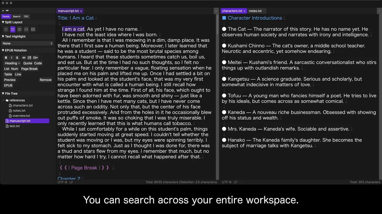 Search Across Your Entire Workspace