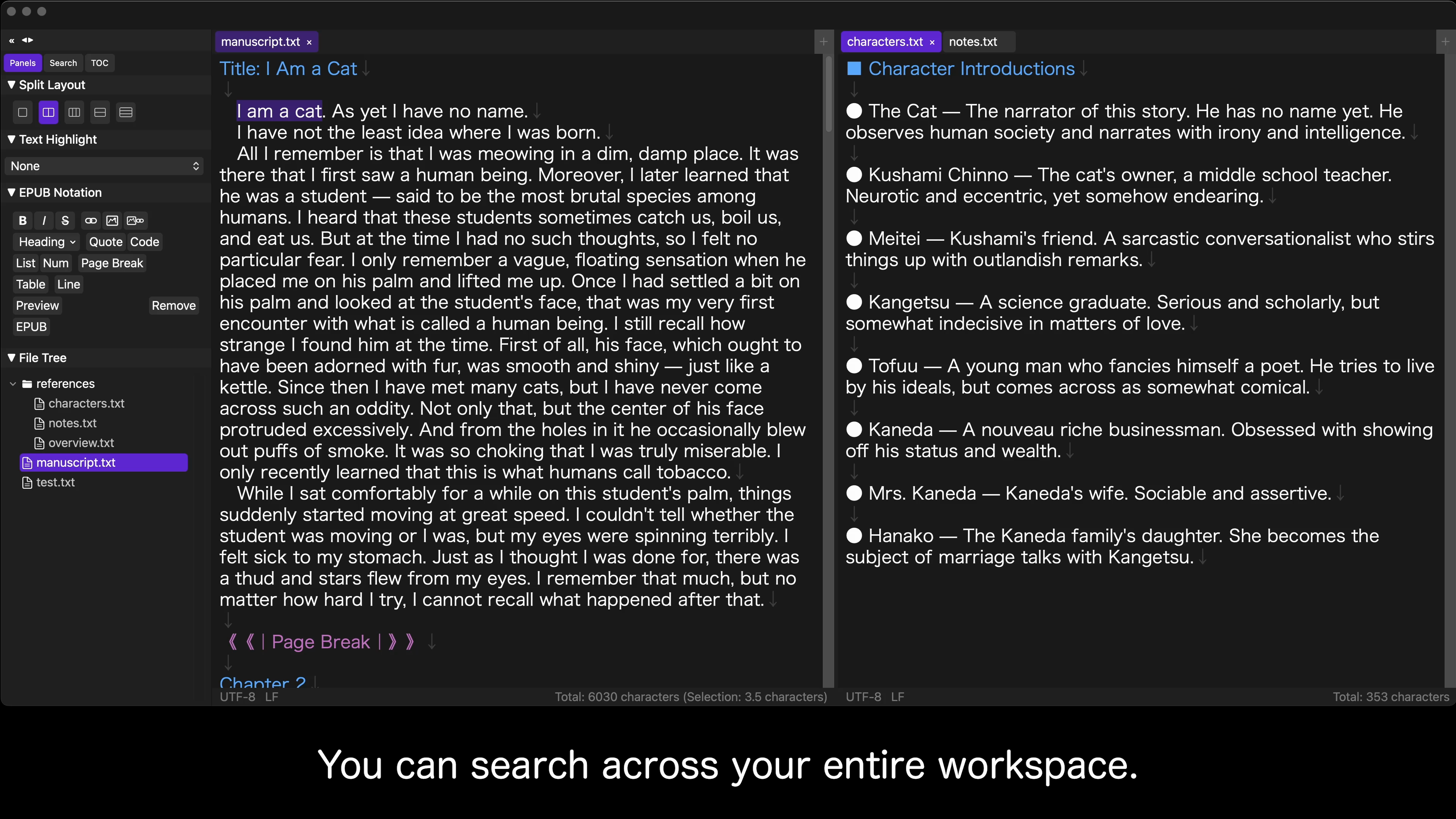 Search Across Your Entire Workspace